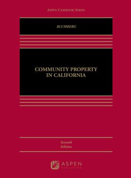 Community Property in California 7th 9781454868187 Front Cover