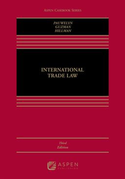 International Trade Law:  9781454873105 Front Cover