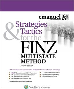 Strategies & Tactics for the Finz Multistate Method:  9781454873143 Front Cover