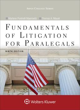 Fundamentals of Litigation for Paralegals 9th 9781454873389 Front Cover