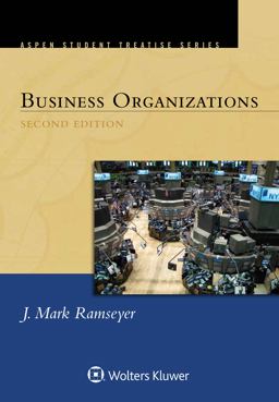 Business Organizations 2nd 9781454876625 Front Cover