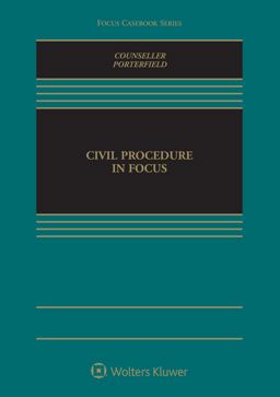 Civil Procedure in Focus  9781454877578 Front Cover