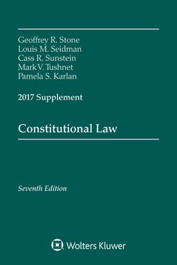 Constitutional Law 2017 Supplement Constitutional Law 2017 Supplement