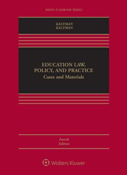 Education Law, Policy, and Practice Cases and Materials  9781454883326 Front Cover