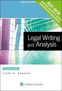 Legal Writing and Analysis Looseleaf Edition 4th 9781454887331 Front Cover