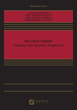 Secured Credit  9781454887546 Front Cover