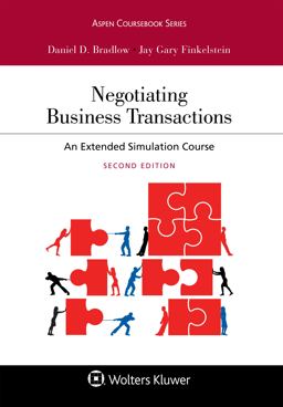 Negotiating Business Transactions An Extended Simulation Course 2nd 9781454888451 Front Cover