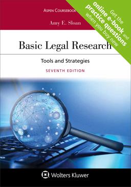 Basic Legal Research Tools and Strategies (Looseleaf) 7th 9781454893806 Front Cover