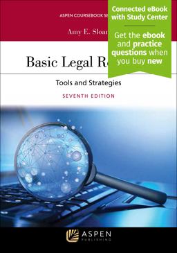Basic Legal Research Tools and Strategies 7th 9781454894018 Front Cover