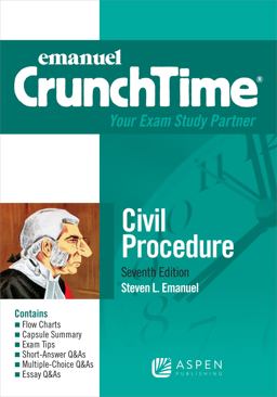 Emanuel Crunchtime for Civil Procedure:  9781454897477 Front Cover