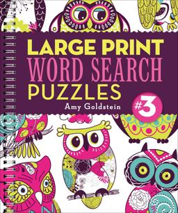 Large Print Word Search Puzzles 3  9781454914983 Front Cover