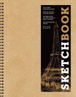 Sketchbook (Basic Large Spiral Kraft)  9781454931478 Front Cover