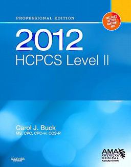 2012 HCPCS Level II Professional Edition  9781455707706 Front Cover