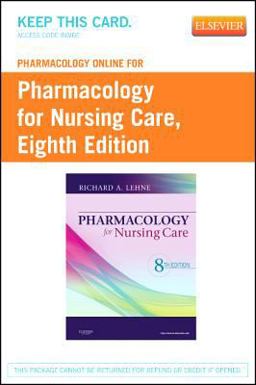 Pharmacology Online for Pharmacology for Nursing Care (Retail Access Card)