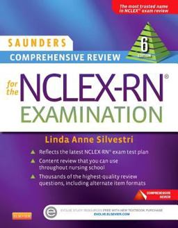 Saunders Comprehensive Review for the NCLEX-RN® Examination 6th 9781455727551 Front Cover