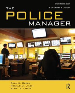 Police Manager 7th 9781455730476 Front Cover