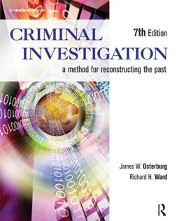 Criminal Investigation A Method for Reconstructing the Past 7th 9781455731381 Front Cover