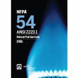 NFPA 54 , National Fuel Gas Code ANSI Z223.1-2012  9781455926237 Front Cover