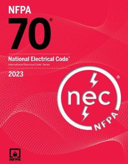 NFPA 70, National Electrical Code 2023 Edition  9781455929368 Front Cover