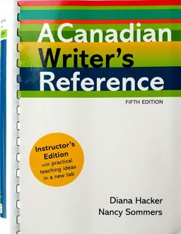 A Canadian Writer's Reference