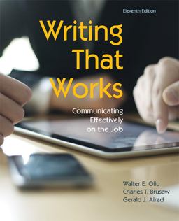 Writing That Works Communicating Effectively on the Job 11th 9781457611131 Front Cover