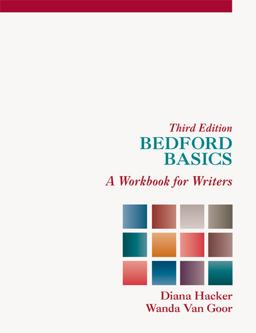 Bedford Basics A Workbook for Writers 3rd 9781457648571 Front Cover