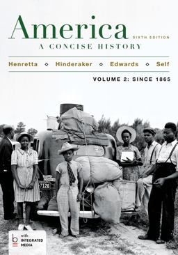 America: a Concise History, Volume 2 6th 9781457648649 Front Cover