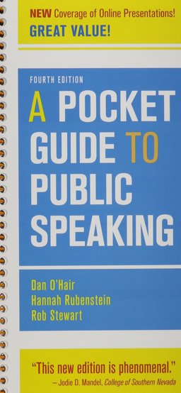 Pocket Guide to Public Speaking 4e and Speech Central Plus (Access Card)