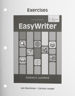 Exercises for EasyWriter