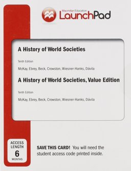 LaunchPad for a History of World Societies and a History of World Societies Value Edition (1-Term Access)