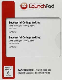 LaunchPad for Successful College Writing (Six Month Access)