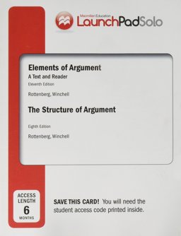 LaunchPad Solo for Elements of Argument and the Structure of Argument 8e (Six Month Access)