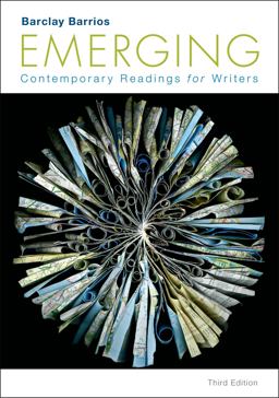 Emerging Contemporary Readings for Writers 3rd 9781457697968 Front Cover