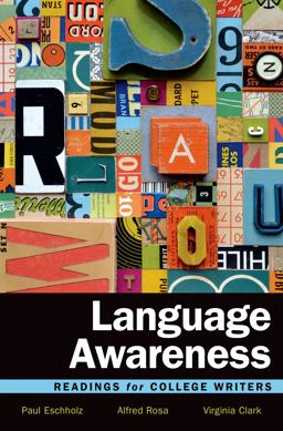 Language Awareness Readings for College Writers 12th 9781457697975 Front Cover