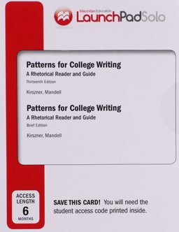 LaunchPad Solo for Patterns for College Writing (Six Month Access)