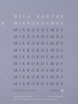 Mikrokosmos Volume 6 (Blue)  9781458429230 Front Cover