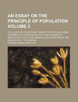 An Essay on the Principle of Population