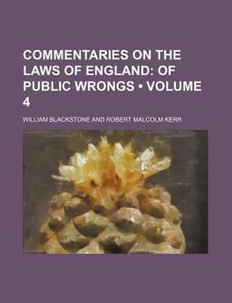 Commentaries on the Laws of England