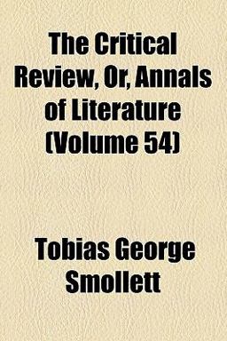 The Critical Review, or, Annals of Literature