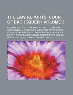 The Law Reports Court of Exchequer