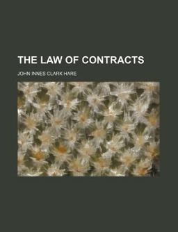 The Law of Contracts