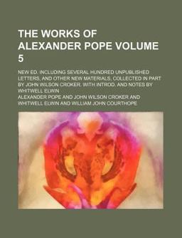 The Works of Alexander Pope