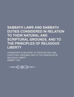 Sabbath Laws and Sabbath Duties