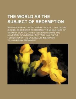 The World As the Subject of Redemption