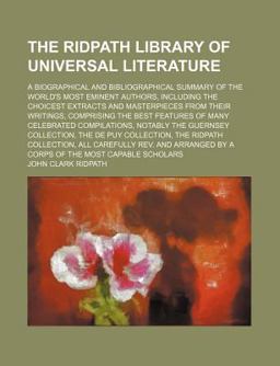 The Ridpath Library of Universal Literature