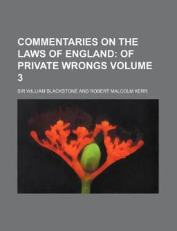 Commentaries on the Laws of England