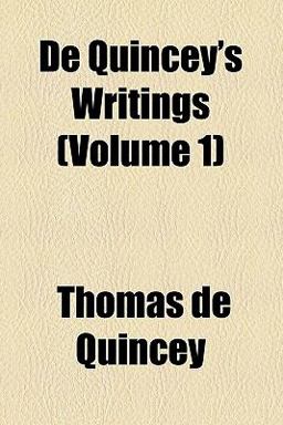De Quincey's Writings