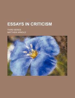 Essays in Criticism