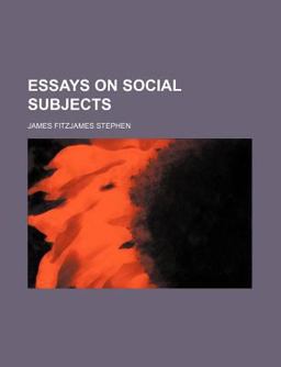 Essays on Social Subjects