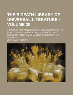 The Ridpath Library of Universal Literature
